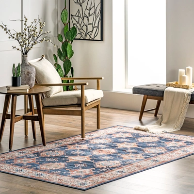 Nuloom Finley Machine Washable Vintage Distressed Area Rug