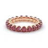 THE ETERNAL FIT 14K ROSE GOLD 3.10 CT. TW. RUBY ETERNITY RING