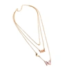 Sohi Pack Of 3 Gold Plated Designer Pendant In Gold