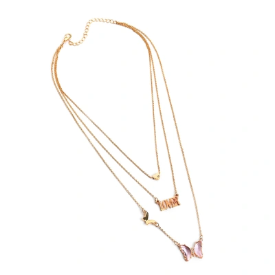 Sohi Pack Of 3 Gold Plated Designer Pendant