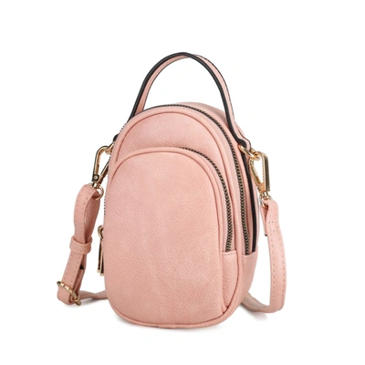 Mkf Collection By Mia K Claire Small Crossbody Handbag In Pink