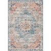 NULOOM SAWYER DISTRESSED MEDALLION AREA RUG