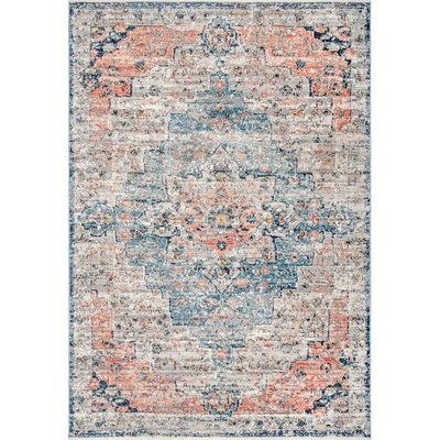 Nuloom Sawyer Distressed Medallion Area Rug