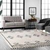 Nuloom Mackie Moroccan Diamond Tassel Area Rug