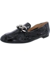 DONALD J PLINER WOMENS LEATHER SLIP-ON PENNY LOAFERS