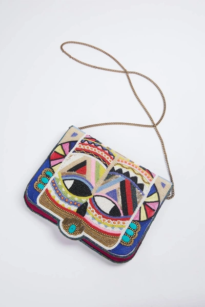 Ethnique Sita Handmade Cross-body Clutch Bag In Multi