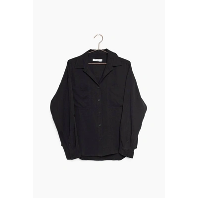 Mod Ref Austin Long Sleeve Blouse In Black