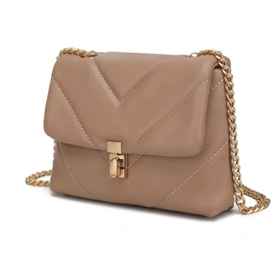 Mkf Collection By Mia K Ellie Crossbody Handbag In Beige