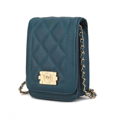 Mkf Collection By Mia K Gemma Crossbody Handbag In Blue