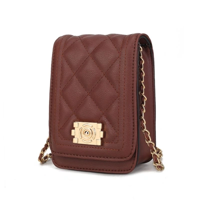 Mkf Collection By Mia K Gemma Crossbody Handbag In Brown