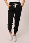 Dear John Denim Jacey High Rise Jogger Pants In Black In Black