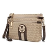 Mkf Collection By Mia K Tarren Signature Crossbody-wristlet Handbag In Beige