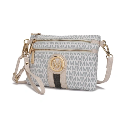 Mkf Collection By Mia K Tarren Signature Crossbody-wristlet Handbag In White