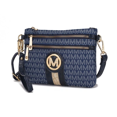 Mkf Collection By Mia K Tarren Signature Crossbody-wristlet Handbag In Blue