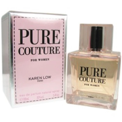 Luxury Perfume Karen Low Pure Couture 3.4 oz Womans Fragrance Spray In Pink
