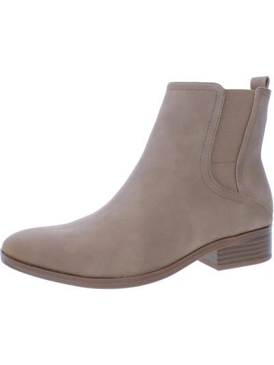 Naturalizer Sampson Womens Faux Leather Comfort Ankle Boots In Multi