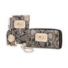 Mkf Collection By Mia K Darla Snake Travel Gift For Women Set - 3 Pieces In White