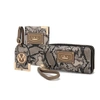 Mkf Collection By Mia K Darla Snake Travel Gift For Women Set - 3 Pieces In Grey