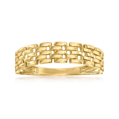 Canaria Fine Jewelry Canaria 10kt Yellow Gold Panther-link Ring