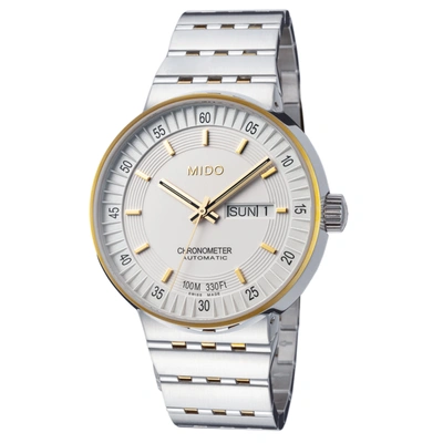 Mido Men's All Dial 40mm Automatic Watch In Silver
