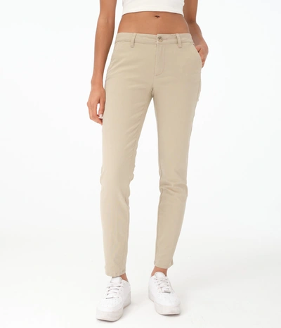 Aéropostale Womens Slim High-rise Twill Pants In Multi