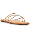 Cool Planet By Steve Madden Freee Womens Open Toe Square Toe Strappy Sandals In Brown