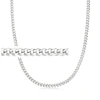 Ross-simons Men's 5mm Sterling Silver Curb-link Chain Necklace In Silver