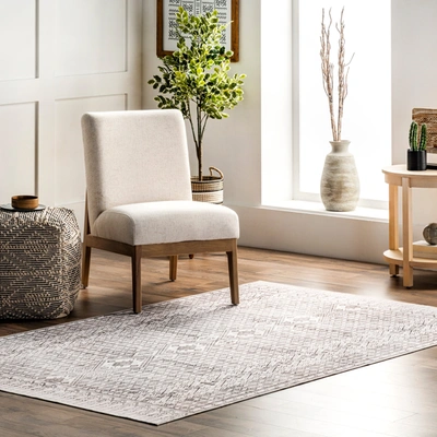 Nuloom Hettie Transitional Tribal Machine Washable Area Rug In Grey