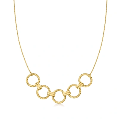 Canaria Fine Jewelry Canaria 10kt Yellow Gold Multi-circle Necklace
