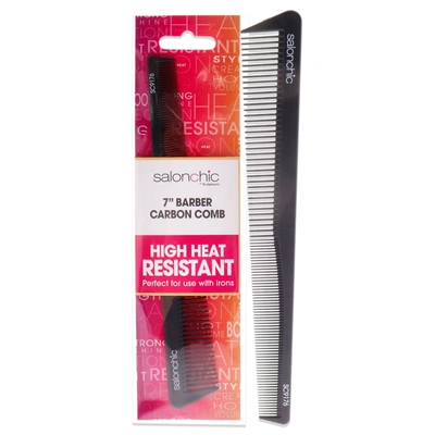 Salonchic Barber Taper Carbon Comb High Heat Resistant 7 By  For Unisex - 1 Pc Comb In Red