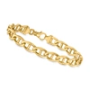 CANARIA FINE JEWELRY CANARIA MEN'S 8.5MM 10KT YELLOW GOLD ANCHOR-LINK BRACELET