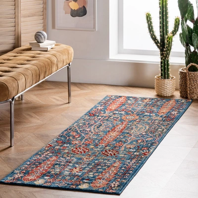 Nuloom Dasilva Tribal Fringe Area Rug In Green