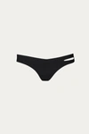 Allsisters Melpomene Bikini Bottom In Black In Black