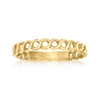 Canaria Fine Jewelry Canaria 10kt Yellow Gold Curb-link Ring In Gold