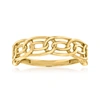 CANARIA FINE JEWELRY CANARIA 10KT YELLOW GOLD OVAL-LINK RING
