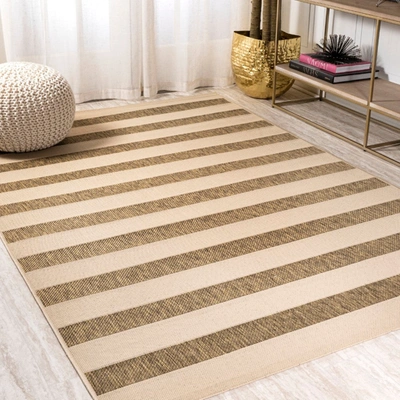 Jonathan Y Aveiro Wide Stripe Indoor/outdoor Area Rug