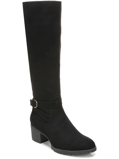 Dr. Scholl's Shoes Like It Womens Faux Suede Lug Sole Knee-high Boots In Multi