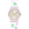 Swatch Enchanted Pond Watch In Gold