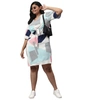 INSTAFAB PLUS WOMEN PRINTED KNEE-LENGTH DRESS