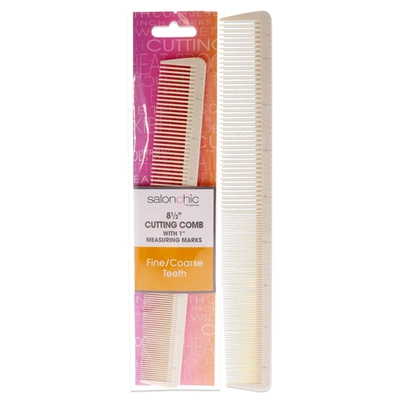 Salonchic Cutting Comb W-1 Measuring Marks High Heat Resistant 8.5 - Fine-coarse Teeth By  For Unisex In Multi