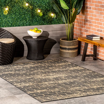 Nuloom Justina Abstract Brick Indoor/outdoor Area Rug