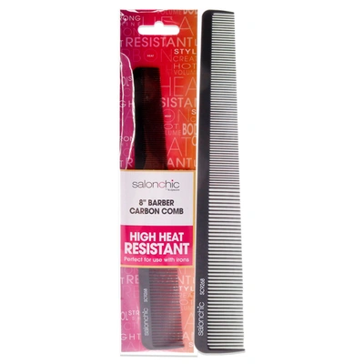 Salonchic Barber Taper Carbon Comb High Heat Resistant 8 By  For Unisex - 1 Pc Comb In Red