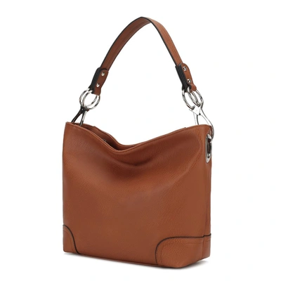 Mkf Collection By Mia K Emily Soft Vegan Leather Hobo Handbag In Multi