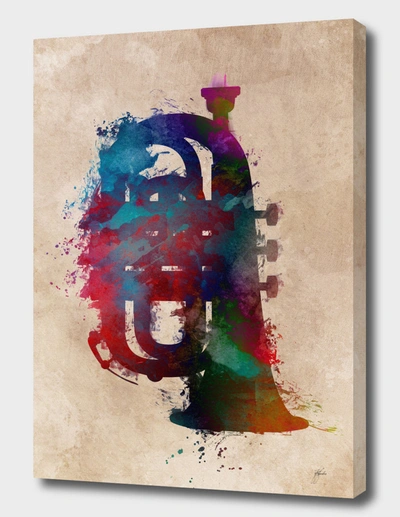 Curioos Tuba Art In Red