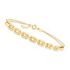 CANARIA FINE JEWELRY CANARIA 10KT YELLOW GOLD PANTHER-LINK CENTERPIECE BRACELET