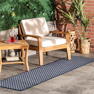 Nuloom Camryn Abstract Herringbone Indoor/outdoor Area Rug