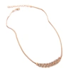 Sohi Gold Color Gold Plated Designer Stone Necklace For Women's In Gold
