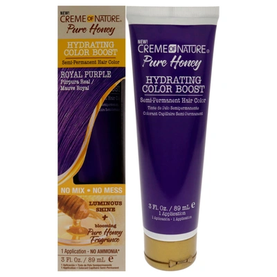 Crème Of Nature Pure Honey Hydrating Color Boost Semi-permanent Hair Color - Royal Purple By Creme Of Nature For Uni In Blue