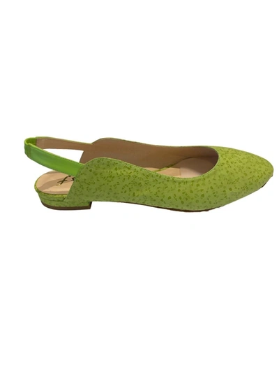 French Sole Lola Slingback Sandal In Lime In Green