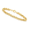 CANARIA FINE JEWELRY CANARIA 5MM 10KT YELLOW GOLD ROLO-LINK BRACELET